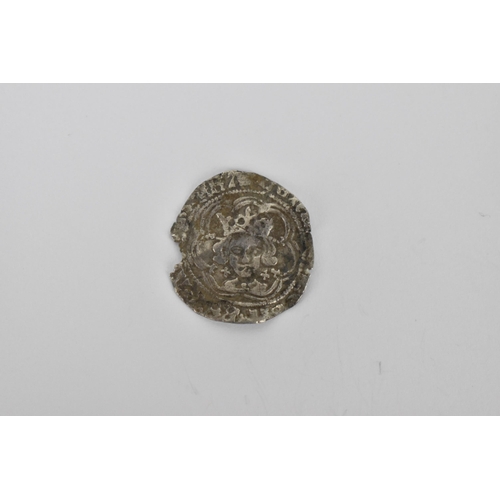 33 - Henry VII (1485-1509) silver half-groat, Canterbury, facing bust issue, double-arched crown, crosses... 
