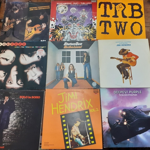 8 - Rock LP's and other records to include 10CC, Status Quo, Slade, Thin Lizzy and Jimi Hendrix
Location... 