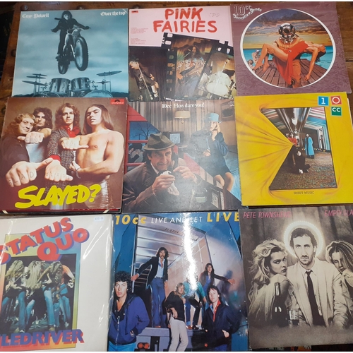 8 - Rock LP's and other records to include 10CC, Status Quo, Slade, Thin Lizzy and Jimi Hendrix
Location... 