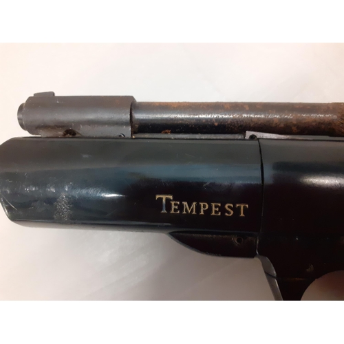 21 - A 2:2 Webley Tempest pistol, in working order, Location: BWR