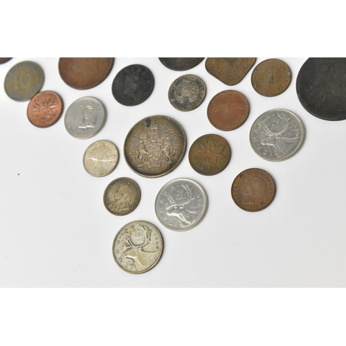 8 - Hong Kong, straits settlements, Malagan, Borneo, New Brunwick, Columbia and other coins to include a... 