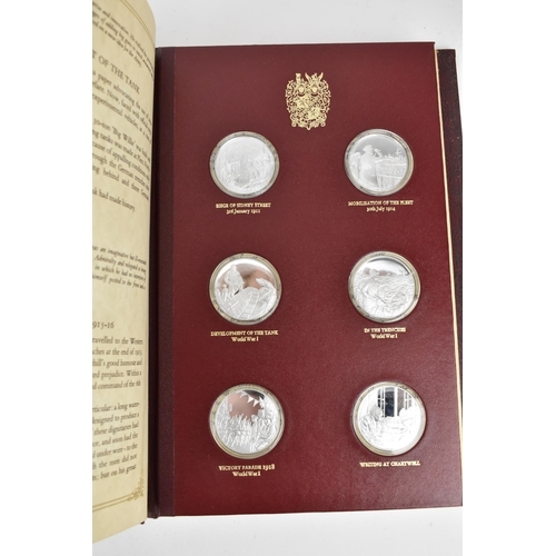 7 - John Pinches - The Churchill Centenary Medals, comprising of twenty four sterling silver medals, iss... 