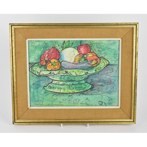 52 - William de Belleroche (1913-1969) British, 'The Fruit Bowl', still life, signed and dated '1961' at ... 
