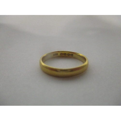 59 - WITHDRAWN
A 22ct gold wedding band, 3.4g
Location: RING