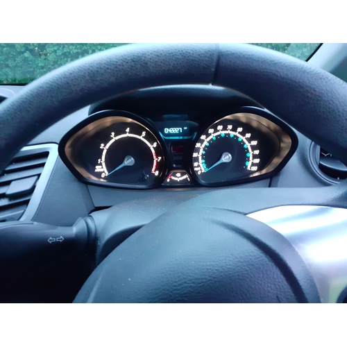 23 - A 2014 black Ford Fiesta, registration RO14 YZW, ONLY 42,000 MILES, 2 owners since new, full service... 
