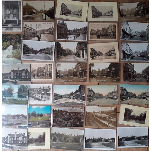 16 - A collection of 19th/20th Century postcards, 1879-1970's, mainly relating to High Wycombe, some fran... 