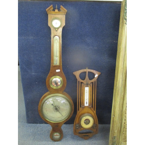28 - Two barometers to include a Regency example and an Art Nouveau barometer
Location: LWF