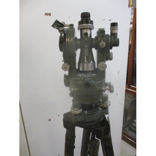 46 - Two Hilger & Watts theodolites cased and with wooden tripod stands
Location: LAF