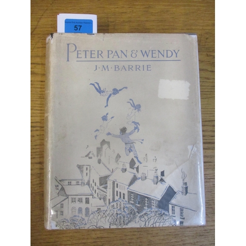 57 - J M Barrie - Peter Pan and Wendy, ills by Gwynedd M Hudson, pub Hodder and Stoughton Ltd for Boots P... 