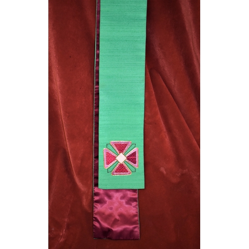 Religious Christian sashes/stoles in different colours and embroidered ...