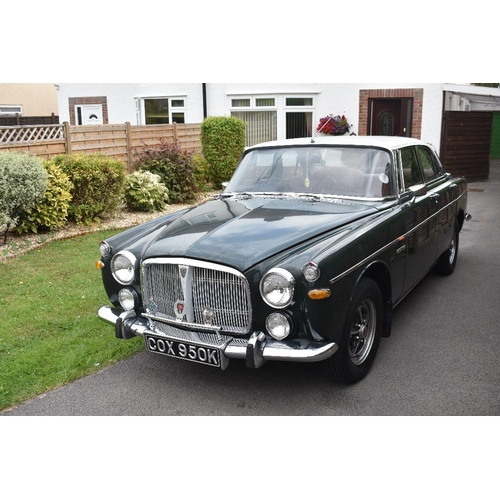 A 1972 Rover P5B Coupé, registration number COX 950K, chassis number ...