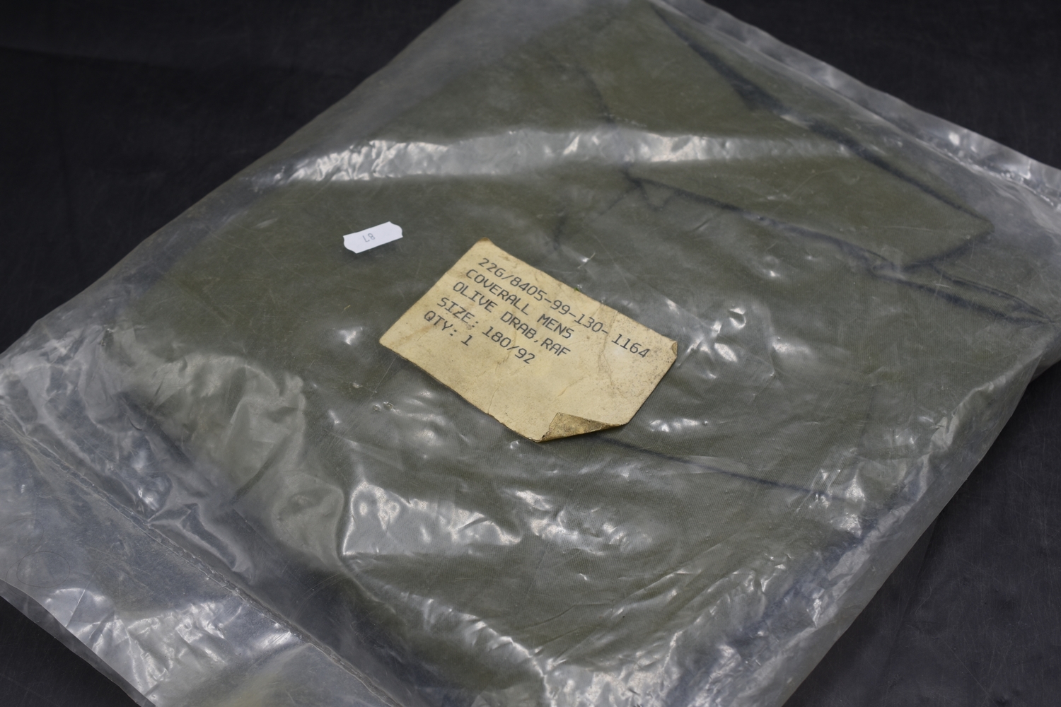 RAF Olive Drab Men's Coverall Unused and Sealed in Original Bag