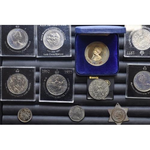 Mixed Selection of Cased Crown's George III Coin and More