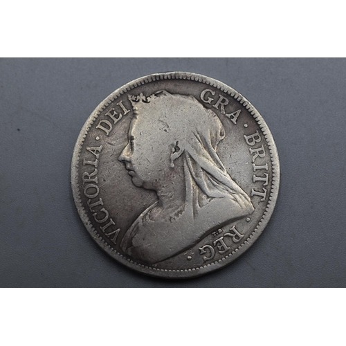 3 - An 1893 Victorian Silver Half Crown.