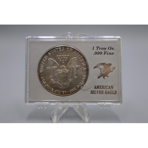 16 - USA $1 Liberty 999 Silver Eagle Dollar 2002