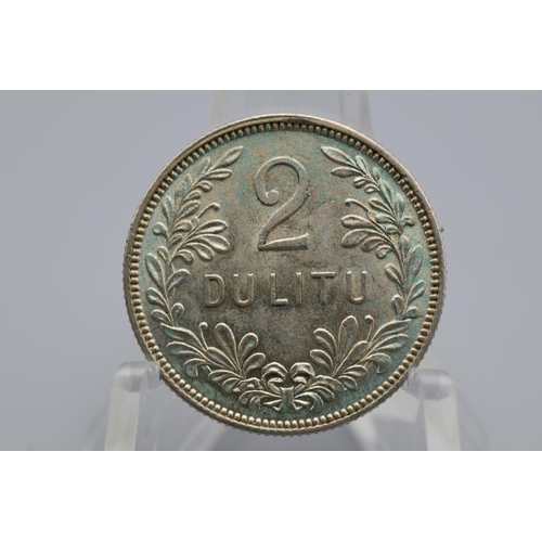 15 - Silver - Lithuania - 2 Litu - 1925