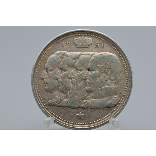 16 - Silver - 100 Francs - Leopold III - 1951