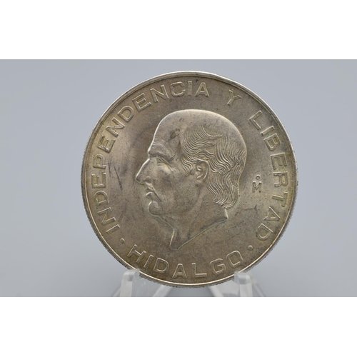 39 - Silver - Mexico - 10 Pesos - 1956
