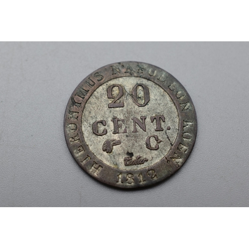 56 - Silver - German States - 20 Centimes - 1812