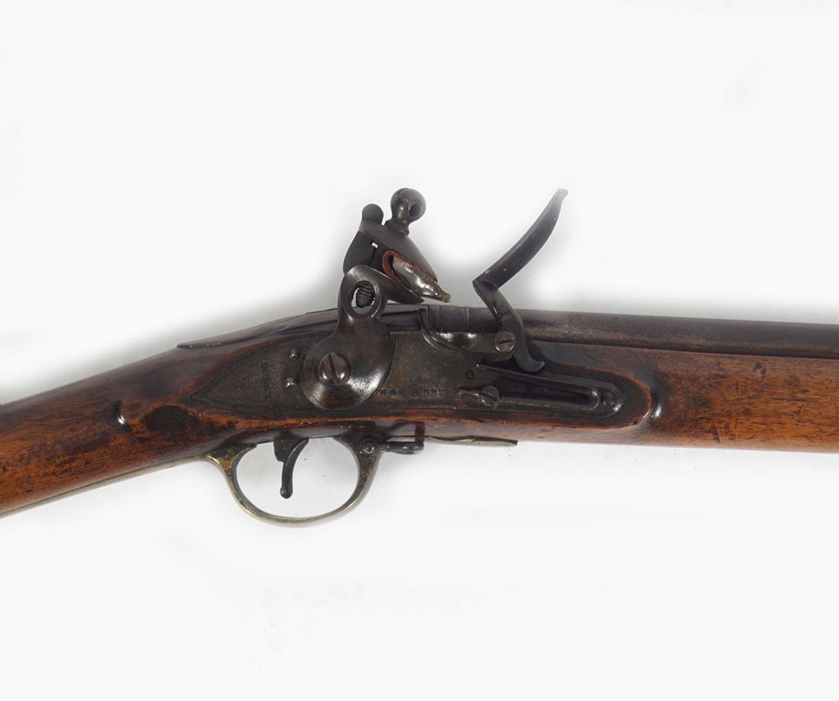 IRISH 18TH-CENTURY FLINTLOCK RIFLE