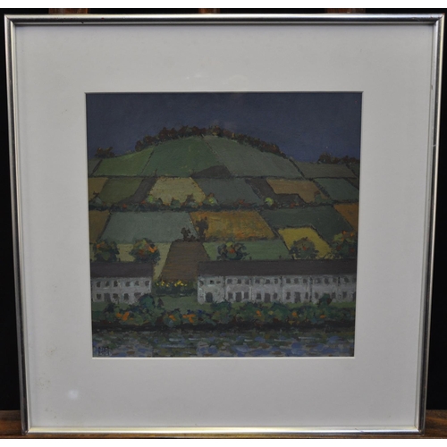 Nicholas Simington DA (Scottish 1930-2020),, row of cottages... | Barnebys