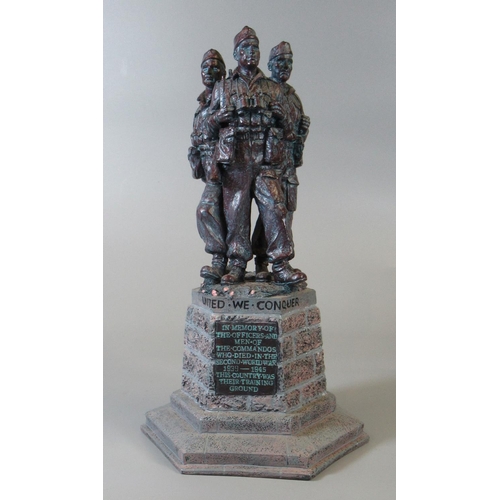 Sculptures UK, United we Conquer in memory of the officers a... Barnebys