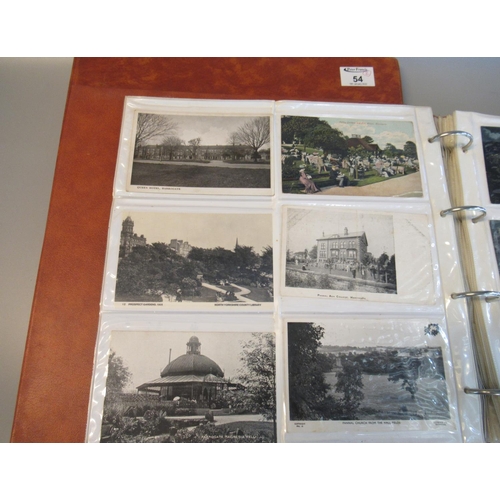 54 - Postcards collection of Harrogate cards in two large albums. 300 + cards.
(B.P. 21% + VAT)