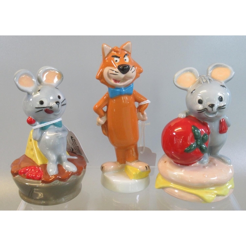 Three Wade china figurines, to include: 'Mr Jinks', 'Dixie' and 'Pixie'.  (3)  (B.P. 21% + VAT)