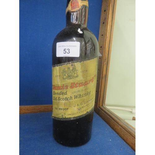 53 - Early Bottle of Jamie Stuart Blended Scotch Whisky