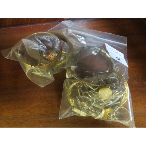 56 - Two bags of assorted Silver and other Jewellery