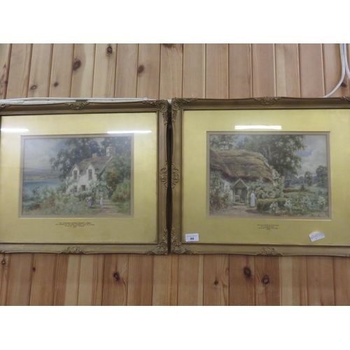 44 - Pair of Framed Watercolours, William Rees Hoyles 1923