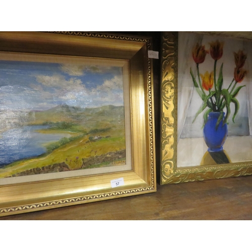 57 - Two Framed Oil Paintings