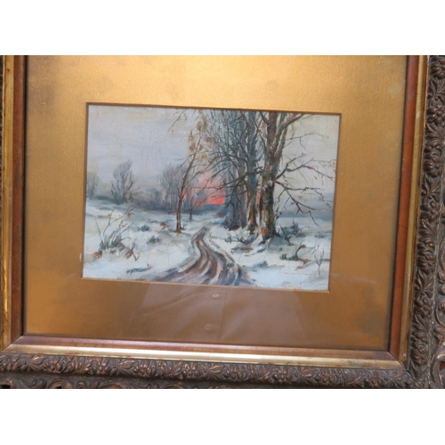 48 - Two small Framed Oil Paintings 