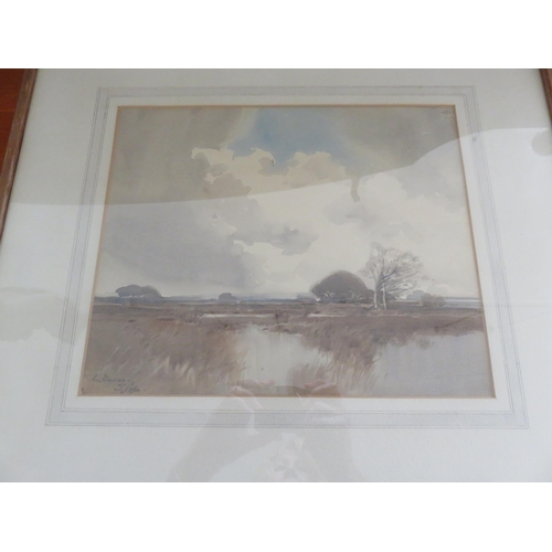 17 - Framed Watercolour - Loch Davan - Sam Pope
