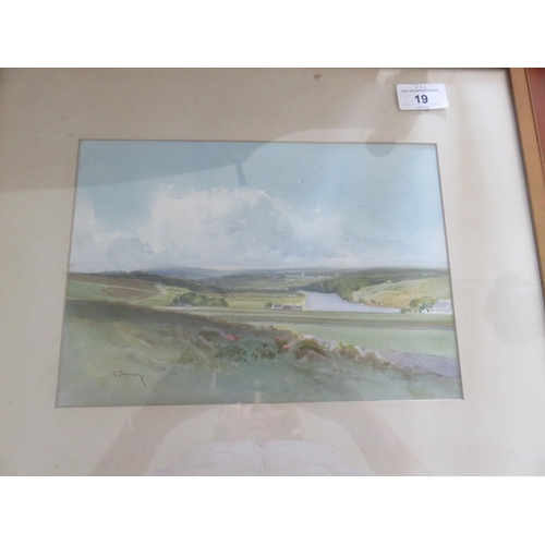 19 - Pair of Framed Watercolours - Rural Aberdeenshire Scenes - Gaffron