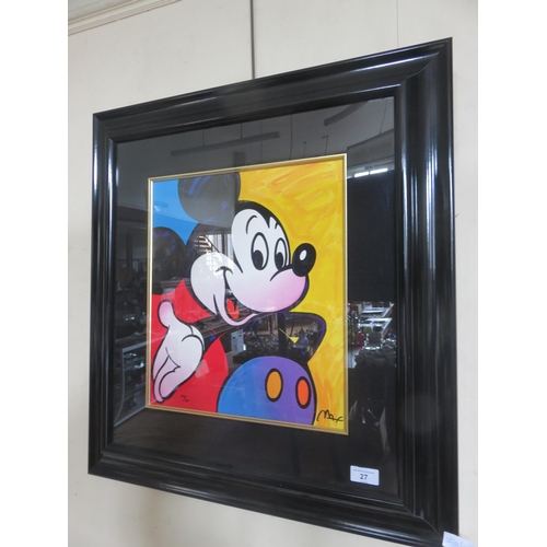27 - Limited Edition Framed Print - Mickey Mouse