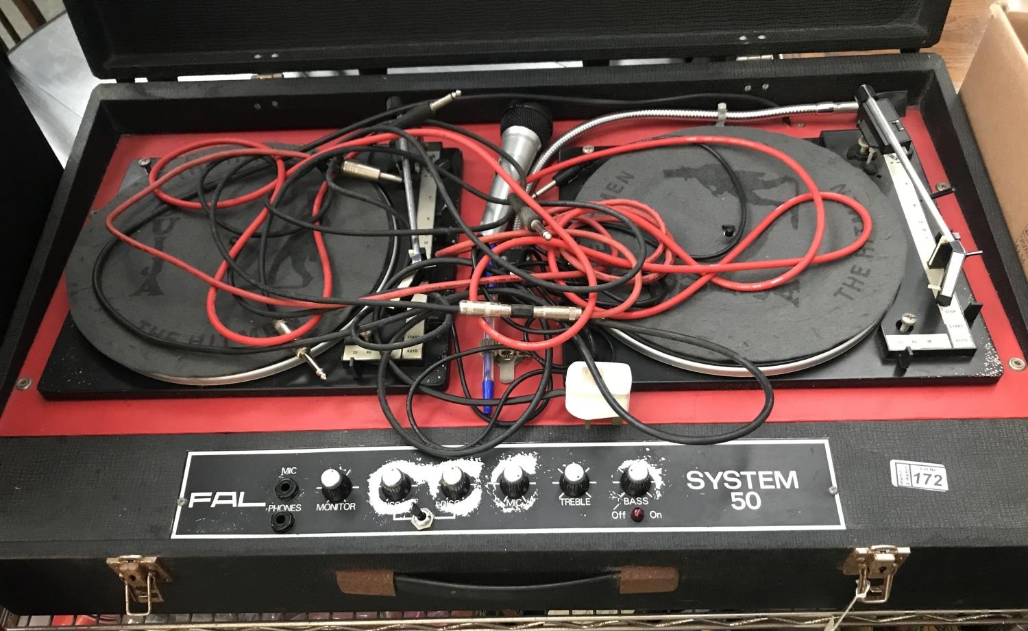 FAL "System 50" DJ's system including speakers