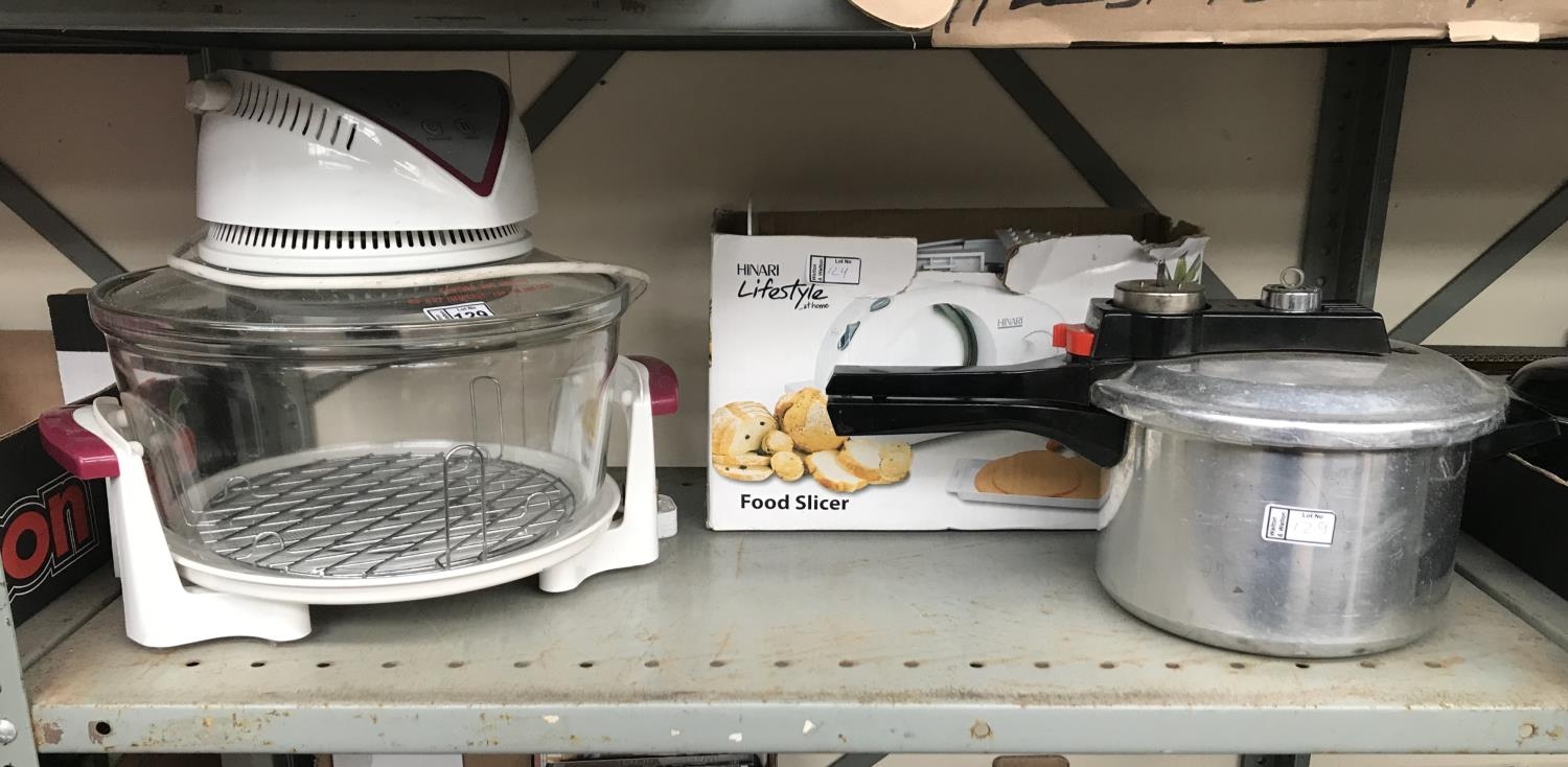 An air fryer and pressure cooker etc