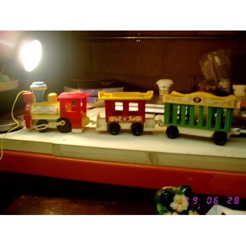 fisher price circus train 1970s