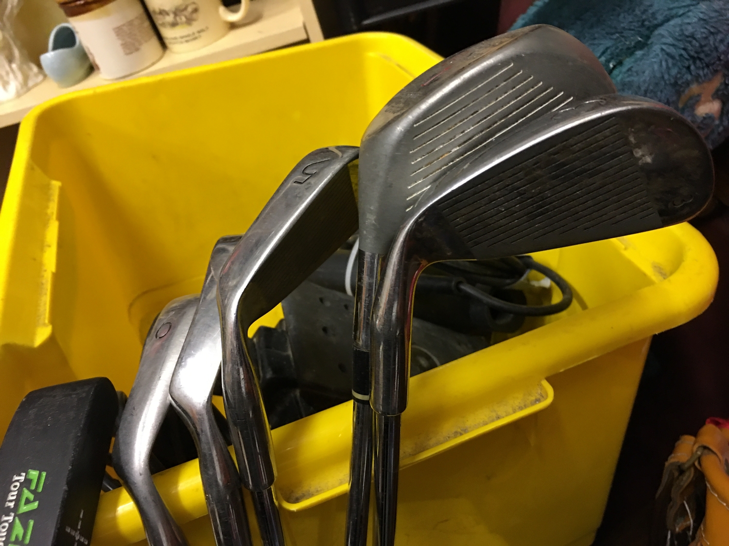 GOOD HALF SET OF PRECISION GOLF CLUBS METAL DRIVER 3,5,7,9, AND FAZER