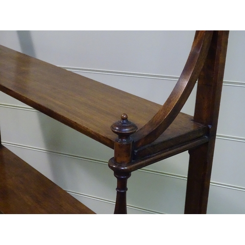 A 19th Century Mahogany Wall Hanging 3 Tier Open Display