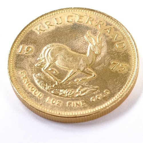 92 - A 1975 Gold Krugerrand coin, 34g