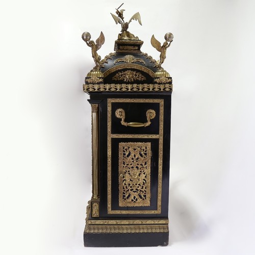 1002 - A spectacular 19th century quarter chiming English Exhibition table clock with automata, circa 1870/... 
