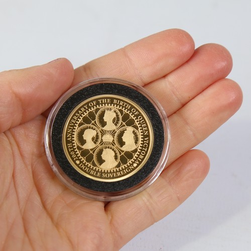 54 - 2019 200th Anniversary of the birth of Queen Victoria Gold Proof Sovereign Four-Coin Collection, com... 