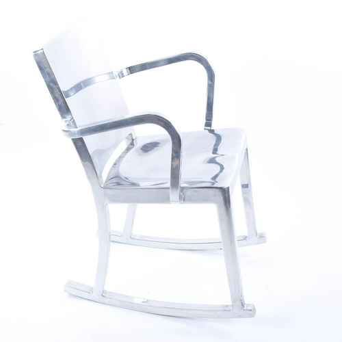 PHILIPPE STARCK, and EMECO HUDSON aluminium rocking chair, d... | Barnebys