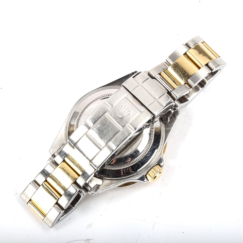 5 - ROLEX - a bi-metal Oyster Perpetual Date Submariner automatic bracelet watch, ref. 16613, circa 1996... 