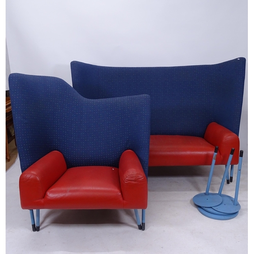 Canapé Squash En Cuir Par Paolo Deganello Pour Driade – Design Italien Années 80