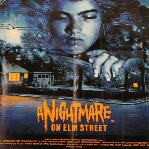 1010 - A Nightmare on Elm Street, British Quad horror film posters, 30 x 40
