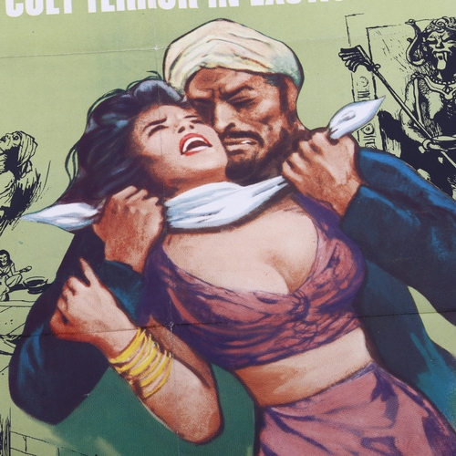 1015 - The Stranglers of Bombay (1960), American One Sheet film poster, Hammer Films, 41 x 27