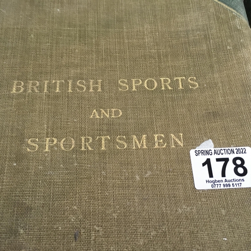 178 - British Sports & Sportsmen, 2 volumes London published, Racing and Coursing parts 1 & 2 with numerou... 